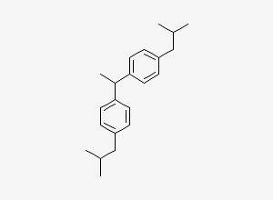 Two-dimensional chemical structure of Ibuprofen EP Impurity R /Ibuprofen BP Impurity R, CAS 102120-87-6