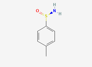 Two-dimensional chemical structure of (R)-(-)-p-Toluenesulfinamide