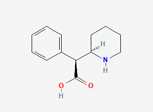 Two-dimensional chemical structure of D-erythro-Ritalinic Acid