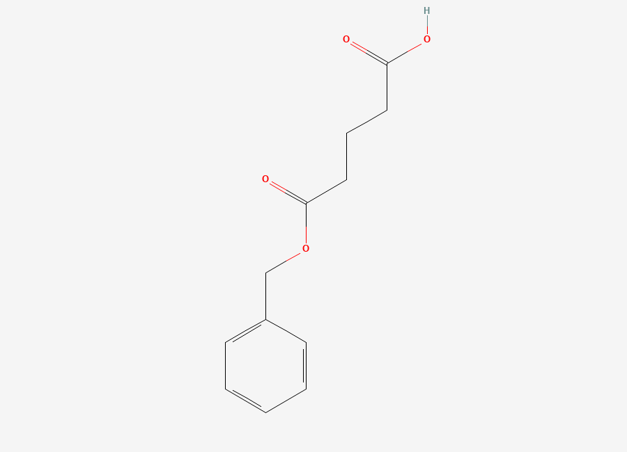 Two-dimensional chemical structure of 1,5-Pentanedioic Acid Monobenzyl Ester
