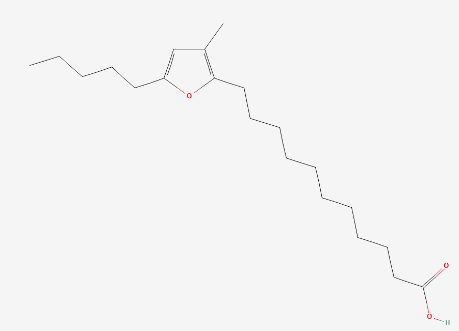 Two-dimensional chemical structure of 12,15-Epoxy-13-methyleicosa-12,14-dienoic acid