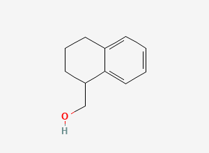Two-dimensional chemical structure of (1,2,3,4-Tetrahydronaphthalen-1-yl)methanol