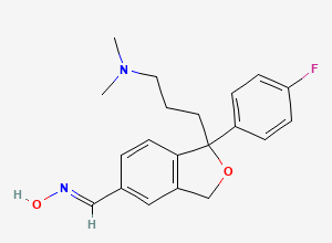 Two-dimensional chemical structure of Oxime Impurity of Escitalopram Oxalate, CAS 227954-88-3