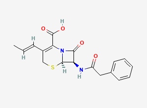 Two-dimensional chemical structure of Cefprozil Impurity 59