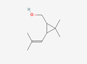 Two-dimensional chemical structure of Chrysanthemol