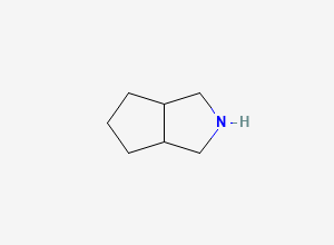 Two-dimensional chemical structure of Octahydrocyclopenta(c)pyrrole