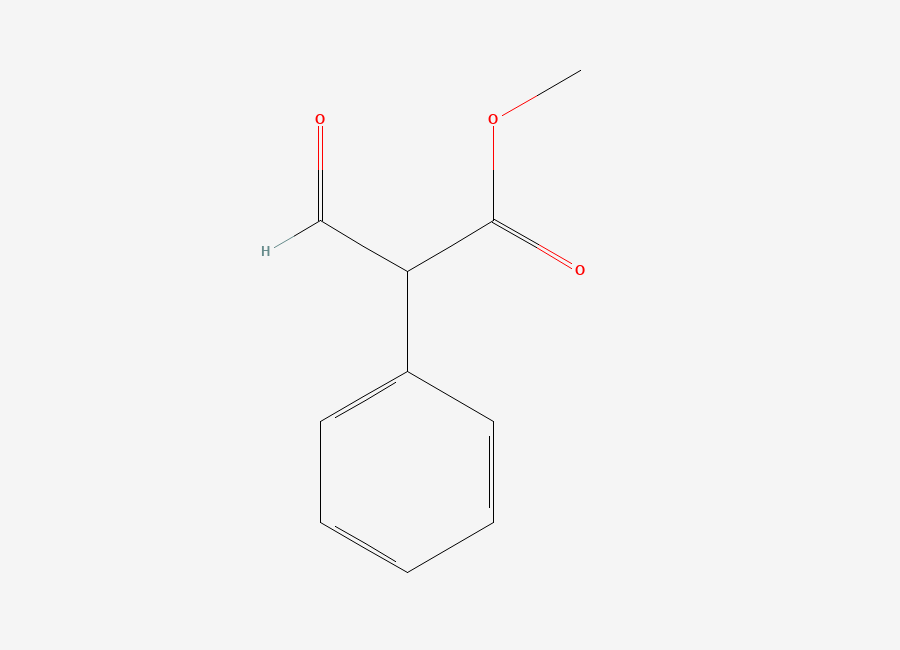 Two-dimensional chemical structure of Methyl formylphenylacetate, CAS 5894-79-1