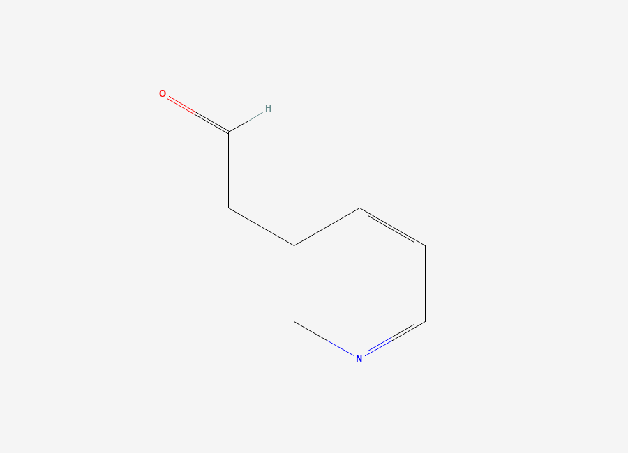 Two-dimensional chemical structure of Pyridin-3-ylacetaldehyde