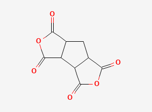 Two-dimensional chemical structure of 1H-Cyclopenta[1,2-c:3,4-c']difuran-1,3,4,6(3aH)-tetrone, tetrahydro-