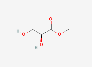 Two-dimensional chemical structure of (S)-Methyl 2,3-dihydroxypropanoate