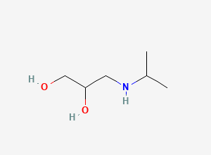Two-dimensional chemical structure of Metoprolol EP Impurity N, CAS 6452-57-9