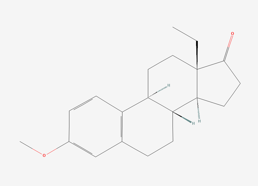 Two-dimensional chemical structure of Ethylmetrienone, CAS 848-04-4