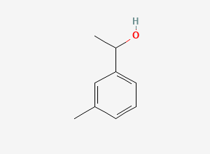 Two-dimensional chemical structure of 1-(3-Methylphenyl)ethanol