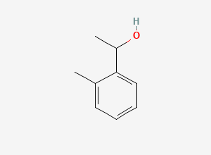 Two-dimensional chemical structure of 1-(2-Methylphenyl)ethanol
