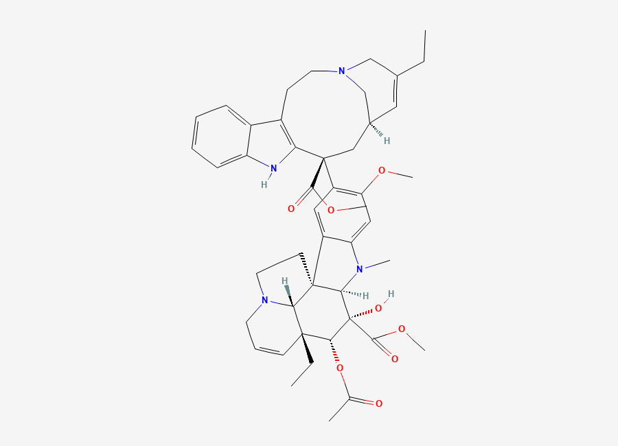 Two-dimensional chemical structure of Vinorelbine EP Impurity J (Free Base), CAS 38390-45-3
