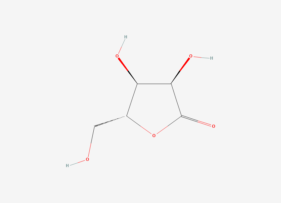 Two-dimensional chemical structure of Ribonolactone