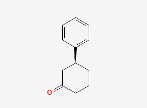 Two-dimensional chemical structure of (S)-3-Phenylcyclohexanone