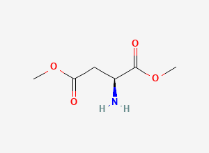 Two-dimensional chemical structure of 1,4-Dimethyl L-aspartate