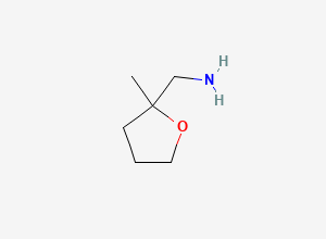 Two-dimensional chemical structure of Tetrahydrofurfuryl-2-methylamine