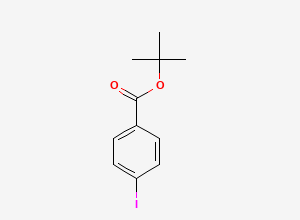 Two-dimensional chemical structure of Tert-Butyl 4-Iodobenzoate, CAS 120363-13-5