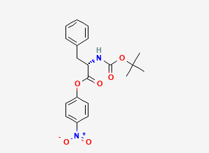 Two-dimensional chemical structure of Boc-Phe-ONp