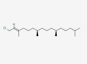 Two-dimensional chemical structure of Phytyl chloride