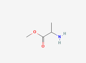 Two-dimensional chemical structure of DL-Alanine methyl ester