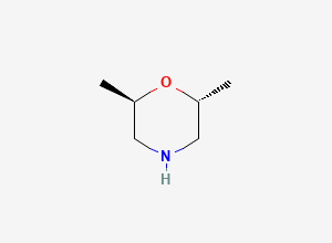 Two-dimensional chemical structure of 2,6-Dimethylmorpholine, (2R,6R)-