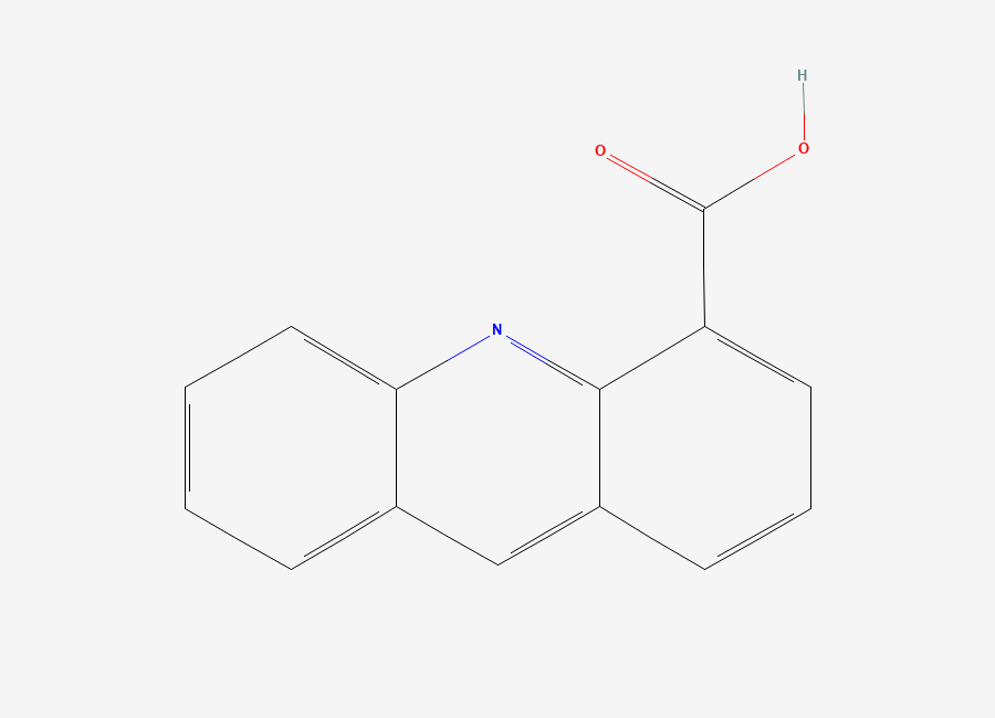 Two-dimensional chemical structure of Acridine-4-carboxylic Acid