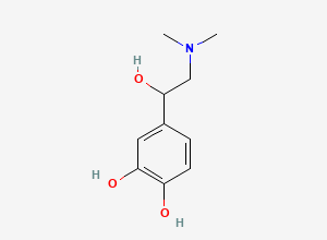 Two-dimensional chemical structure of N-Methylepinephrine