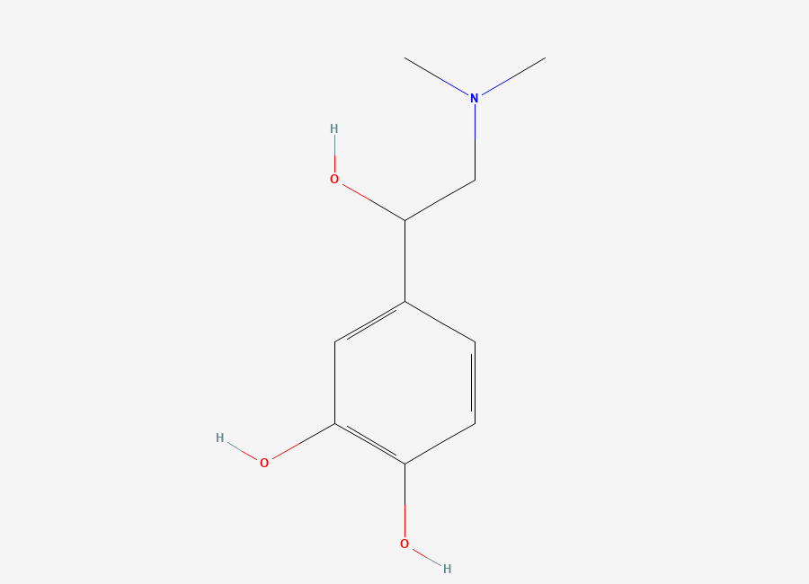 Two-dimensional chemical structure of N-Methylepinephrine