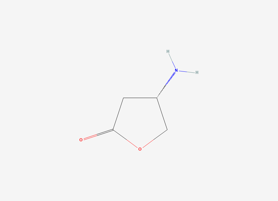 Two-dimensional chemical structure of (S)-4-aminodihydrofuran-2(3H)-one