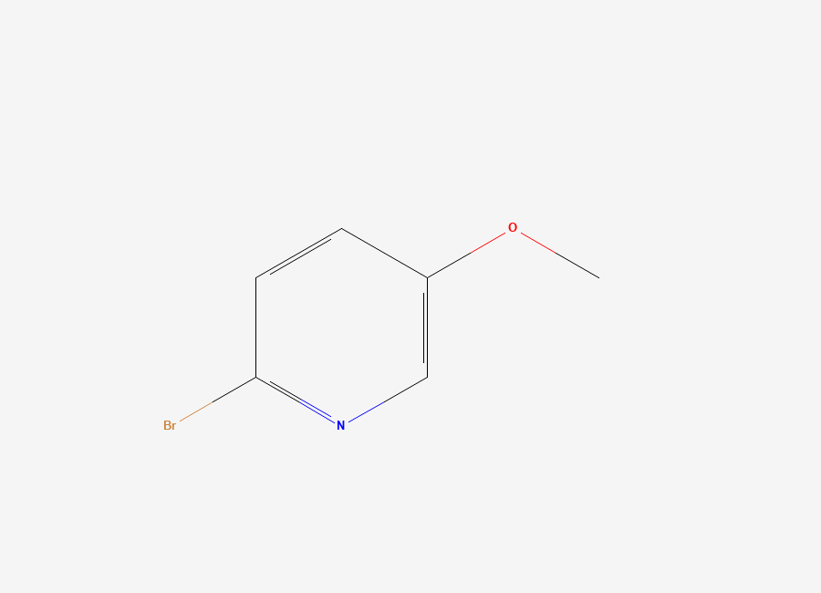 Two-dimensional chemical structure of 2-Bromo-5-methoxypyridine