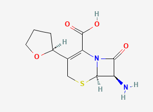 Two-dimensional chemical structure of Cefovecin Impurity 3