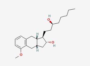 Two-dimensional chemical structure of Treprostinil Impurity 2