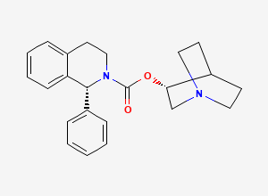 Two-dimensional chemical structure of Solifenacin EP Impurity G, CAS 740780-79-4