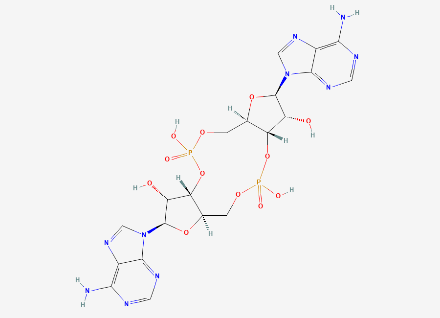 Two-dimensional chemical structure of Cyclic di-AMP