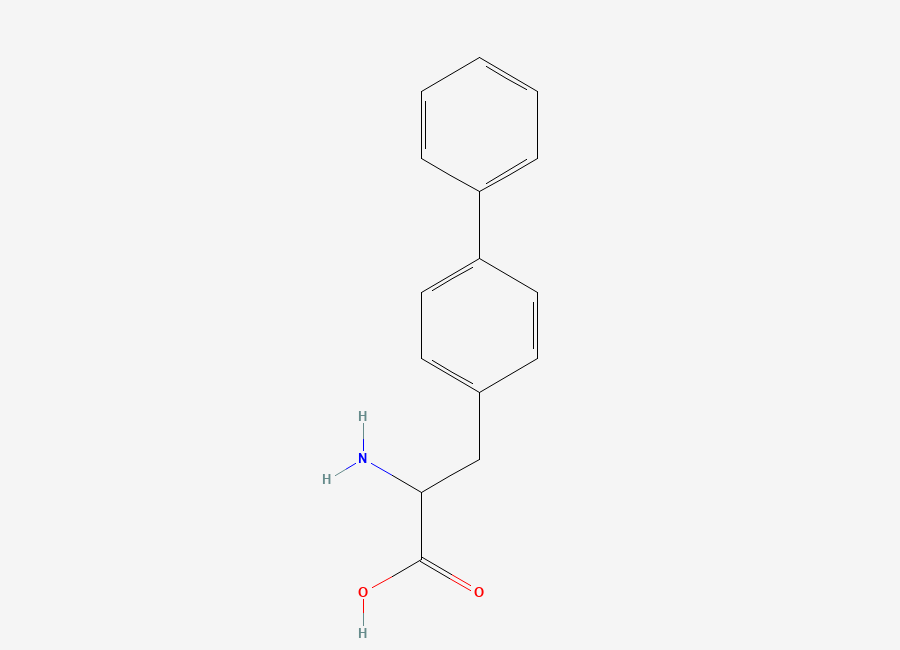 Two-dimensional chemical structure of 2-Amino-3-(4-biphenylyl)propanoic acid