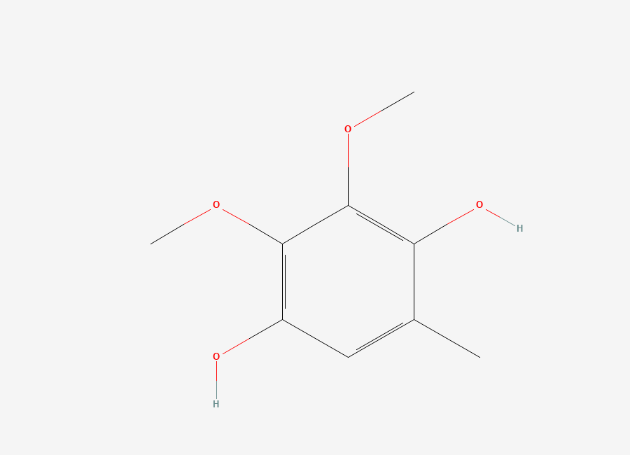 Two-dimensional chemical structure of Ubidecarenone EP Impurity A, CAS 3066-90-8