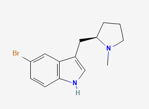 Two-dimensional chemical structure of Eletriptan Impurity B / Eletriptan Related Compound B, CAS 143322-57-0
