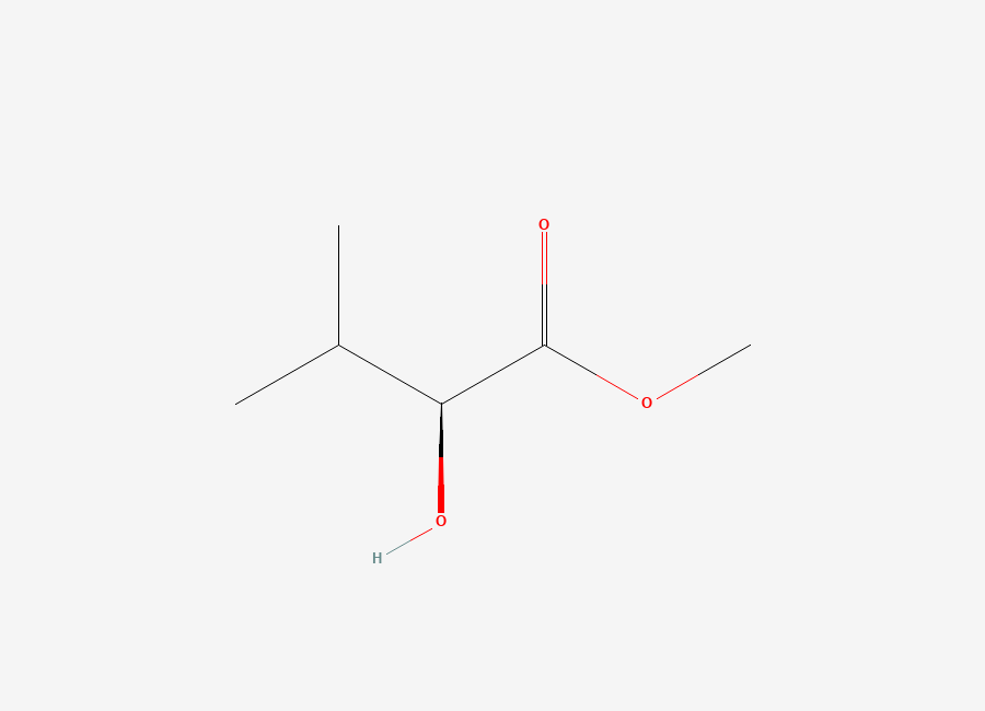 Two-dimensional chemical structure of (S)-Methyl 2-hydroxy-3-methylbutanoate