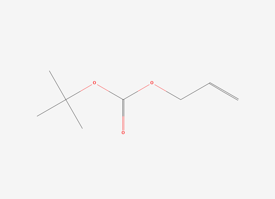 Two-dimensional chemical structure of Allyl-t-butylcarbonate