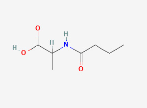 Two-dimensional chemical structure of N-Butyrylalanine