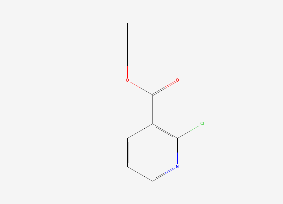 Two-dimensional chemical structure of Tert-butyl 2-chloropyridine-3-carboxylate