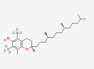 Two-dimensional chemical structure of alpha-Vitamin E-d6