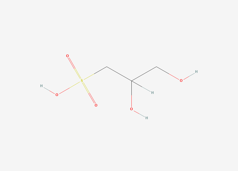 Two-dimensional chemical structure of 2,3-Dihydroxy-1-propanesulfonic acid