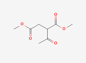 Two-dimensional chemical structure of Dimethyl acetylsuccinate