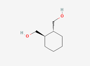 Two-dimensional chemical structure of (1R,2R)-1,2-Cyclohexanedimethanol, CAS 65376-05-8