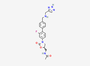 Two-dimensional chemical structure of Radezolid