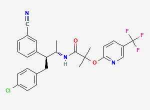 Two-dimensional chemical structure of Taranabant